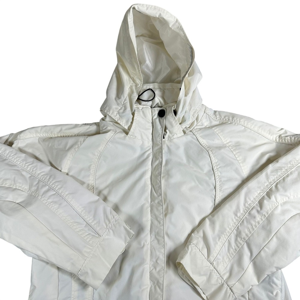 Calvin Klein Performance Womens 3-in-1‎ Jacket White Water Resistant Medium